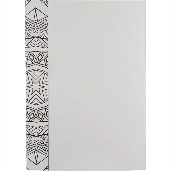 5.5" x 8.5" Doodle Coloring Notebook | Plum Grove