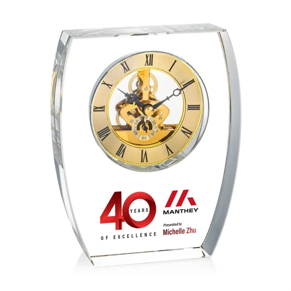 Barchus VividPrint™ Clock - Gold