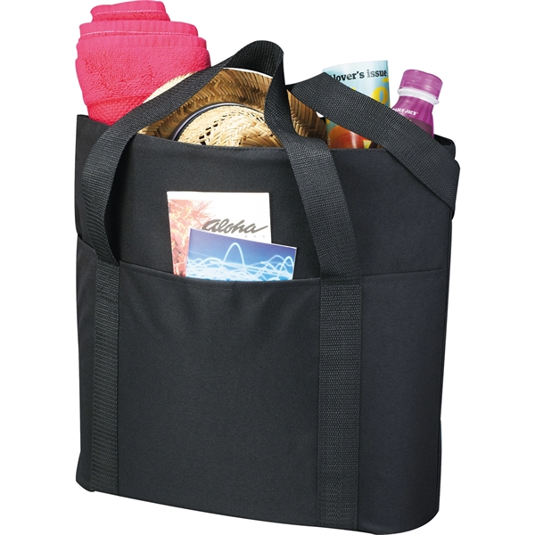 Heavy Duty Zippered Convention Tote - Heavy Duty Zippered Convention Tote - Image 6 of 6