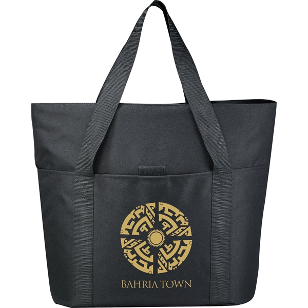 Heavy Duty Zippered Convention Tote - Heavy Duty Zippered Convention Tote - Image 0 of 6