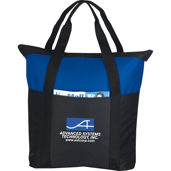 Heavy Duty Zippered Convention Tote - Heavy Duty Zippered Convention Tote - Image 2 of 6