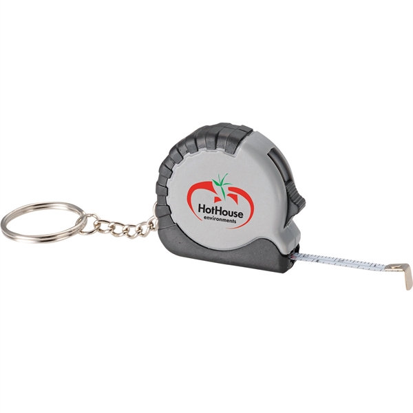 Custom Mini Grip Tape Measure Keychain 