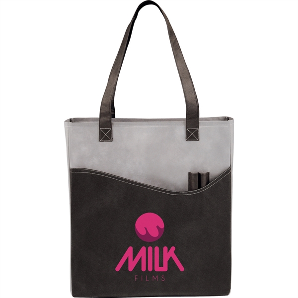 Rivers Pocket Non-Woven Convention Tote - Rivers Pocket Non-Woven Convention Tote - Image 3 of 32