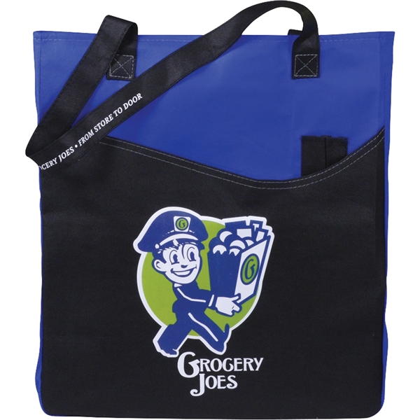 Rivers Pocket Non-Woven Convention Tote - Rivers Pocket Non-Woven Convention Tote - Image 6 of 32