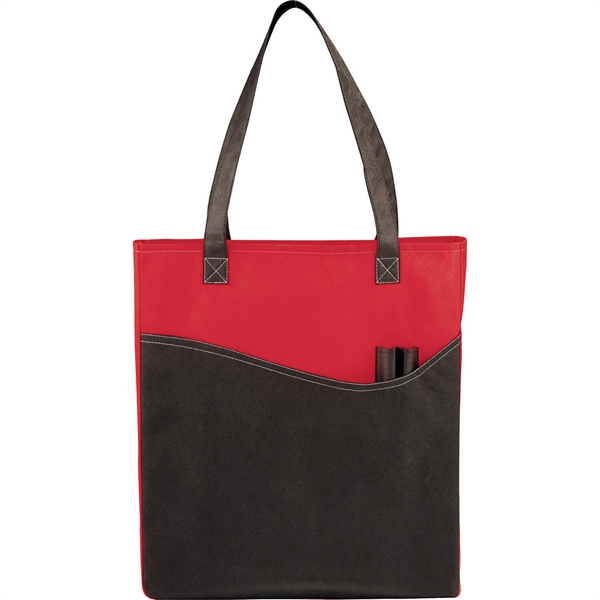 Rivers Pocket Non-Woven Convention Tote - Rivers Pocket Non-Woven Convention Tote - Image 9 of 32