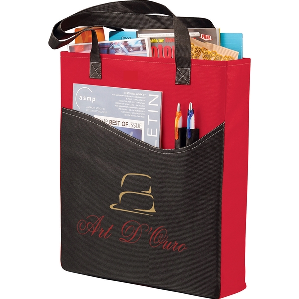 Rivers Pocket Non-Woven Convention Tote - Rivers Pocket Non-Woven Convention Tote - Image 11 of 32