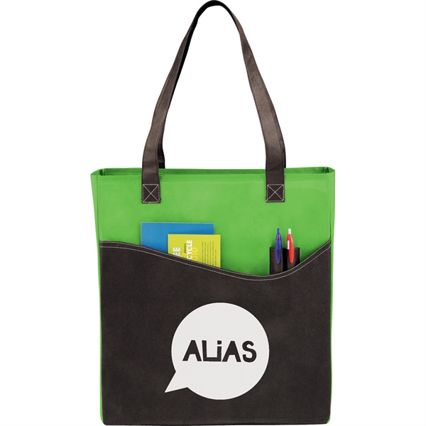 Rivers Pocket Non-Woven Convention Tote - Rivers Pocket Non-Woven Convention Tote - Image 14 of 32