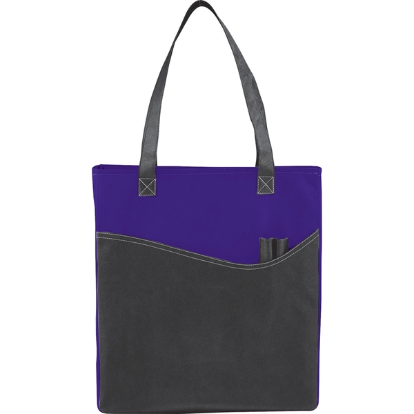 Rivers Pocket Non-Woven Convention Tote - Rivers Pocket Non-Woven Convention Tote - Image 16 of 32