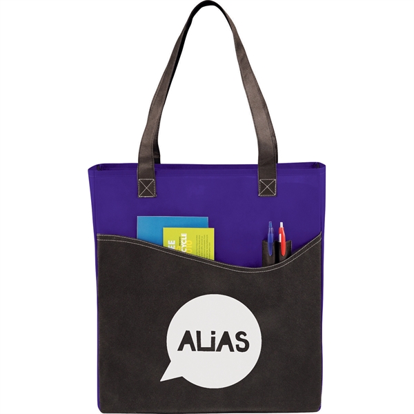 Rivers Pocket Non-Woven Convention Tote - Rivers Pocket Non-Woven Convention Tote - Image 17 of 32