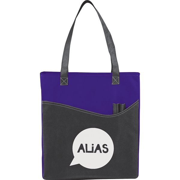 Rivers Pocket Non-Woven Convention Tote - Rivers Pocket Non-Woven Convention Tote - Image 18 of 32