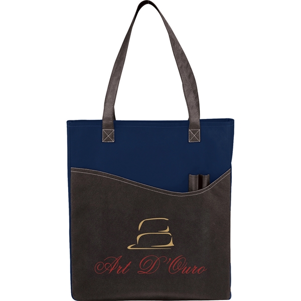 Rivers Pocket Non-Woven Convention Tote - Rivers Pocket Non-Woven Convention Tote - Image 21 of 32