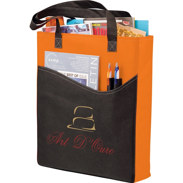 Rivers Pocket Non-Woven Convention Tote - Rivers Pocket Non-Woven Convention Tote - Image 26 of 32