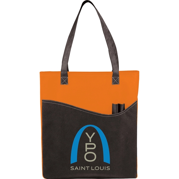 Rivers Pocket Non-Woven Convention Tote - Rivers Pocket Non-Woven Convention Tote - Image 27 of 32