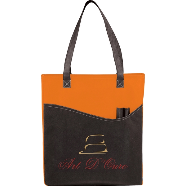 Rivers Pocket Non-Woven Convention Tote - Rivers Pocket Non-Woven Convention Tote - Image 28 of 32