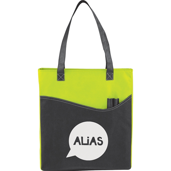 Rivers Pocket Non-Woven Convention Tote - Rivers Pocket Non-Woven Convention Tote - Image 31 of 32