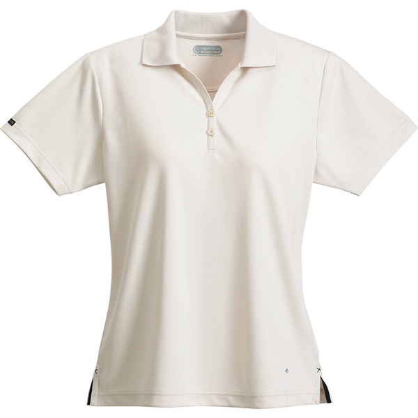 Women's MORENO TEXT MICRO SS POLO - Women's MORENO TEXT MICRO SS POLO - Image 1 of 35