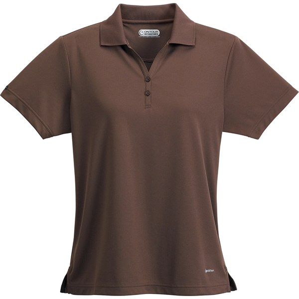 Women's MORENO TEXT MICRO SS POLO - Women's MORENO TEXT MICRO SS POLO - Image 3 of 35