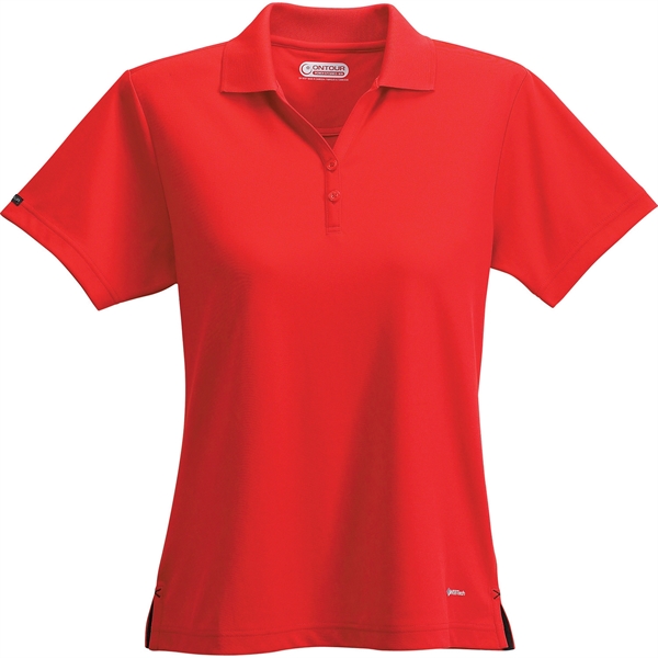 Women's MORENO TEXT MICRO SS POLO - Women's MORENO TEXT MICRO SS POLO - Image 12 of 35