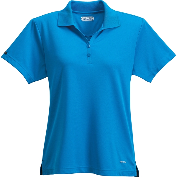 Women's MORENO TEXT MICRO SS POLO - Women's MORENO TEXT MICRO SS POLO - Image 19 of 35