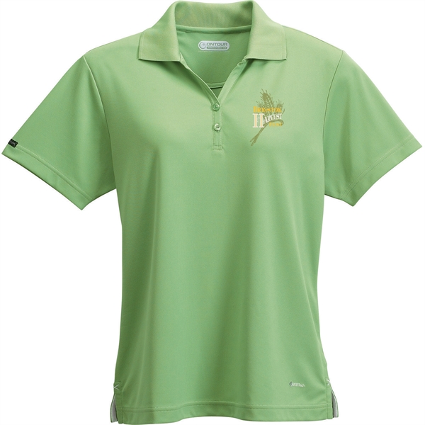 Women's MORENO TEXT MICRO SS POLO - Women's MORENO TEXT MICRO SS POLO - Image 22 of 35