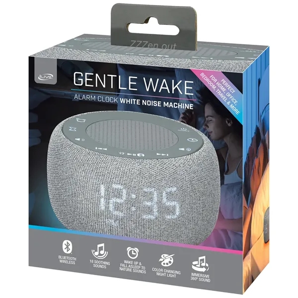 iLive™ Gentle Wake Alarm Clock White Noise Machine