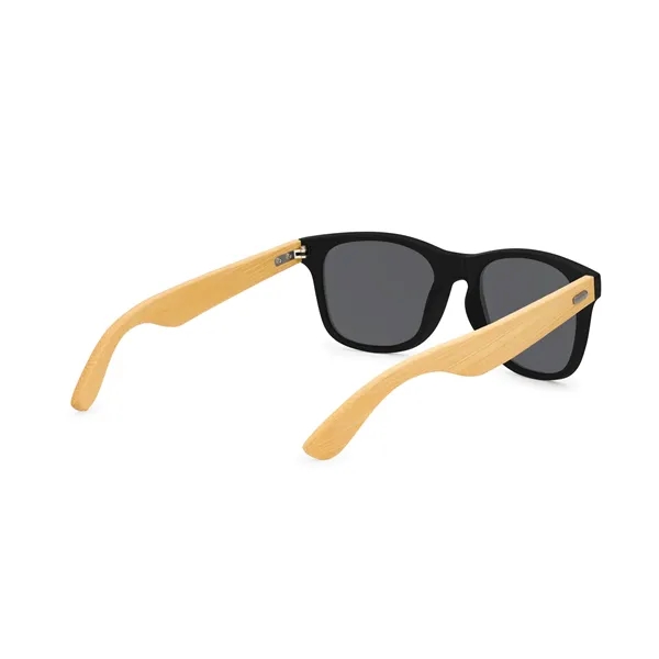 CapeShades Recycled Bamboo Sunglasses Black Frame