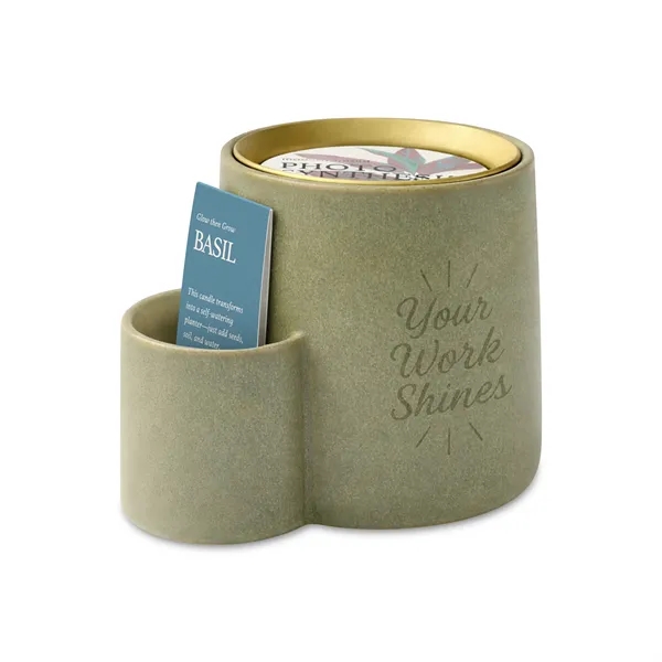 Modern Sprout® Ember Earth Candle + Planter