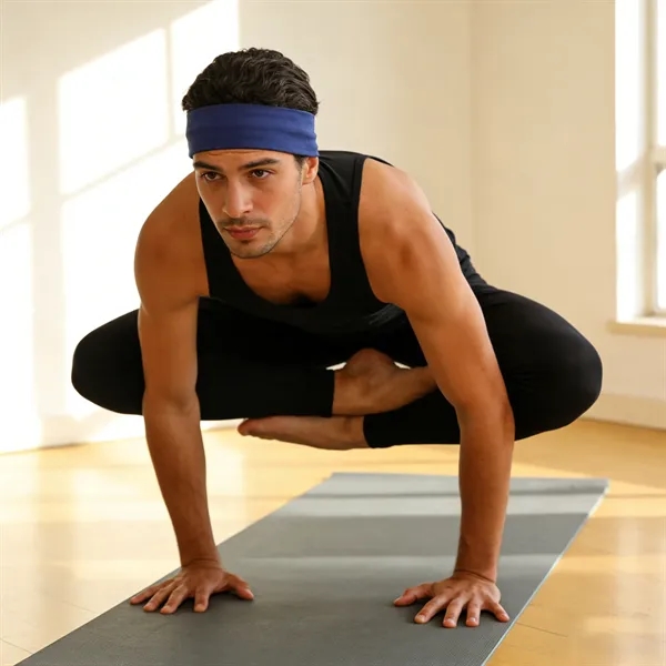 Non Slip Cotton Sports Running Headband Absorb Sweat