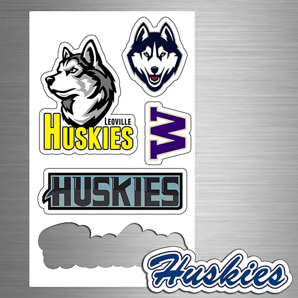 4" x 6" Full Color Custom Shape Kiss-Cut Magnet Sheet