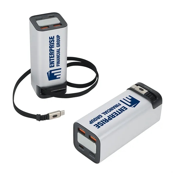 Ultimate 20000mAh 100W PD Power Bank with Retractable Chargi