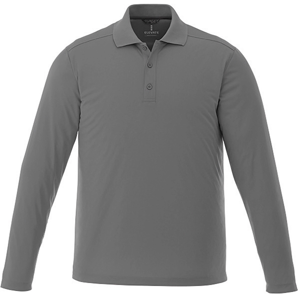 Men's MORI Long Sleeve Polo - Men's MORI Long Sleeve Polo - Image 13 of 20