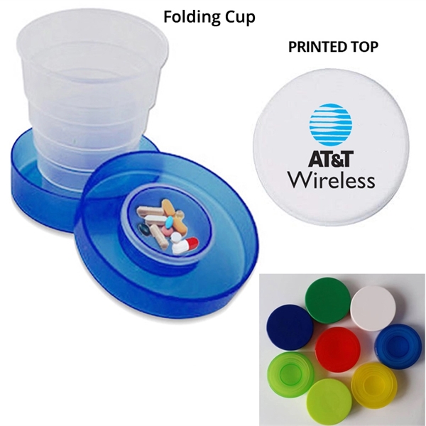 Collapsible Travel Cup Pill Holder - Collapsible Travel Cup Pill Holder - Image 0 of 3