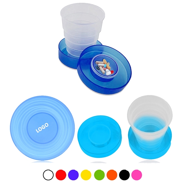 Collapsible Travel Cup Pill Holder - Collapsible Travel Cup Pill Holder - Image 2 of 3