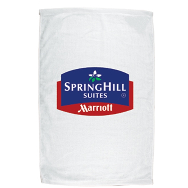 16" X 25" Golf Towel  W/ Grommet And Hook - 16" X 25" Golf Towel  W/ Grommet And Hook - Image 1 of 3