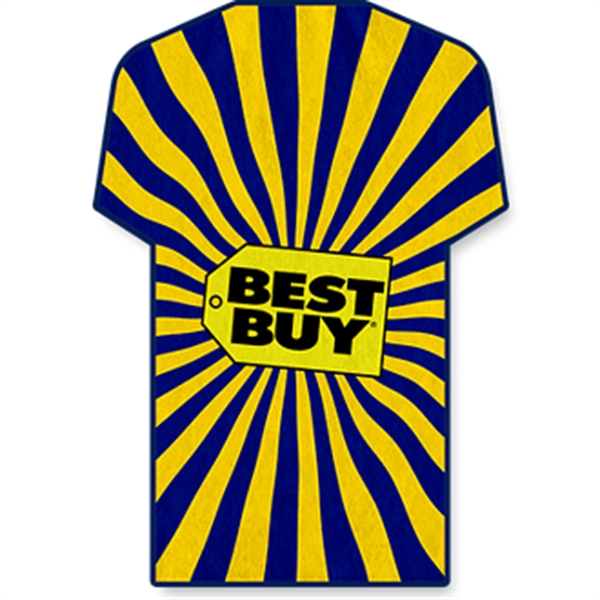 42" x 60" Jersey Shaped Beach Towel - 42" x 60" Jersey Shaped Beach Towel - Image 2 of 8