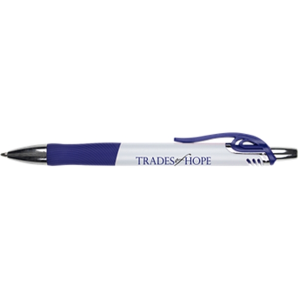 White Pen w/ Colored Gripper - White Pen w/ Colored Gripper - Image 2 of 8