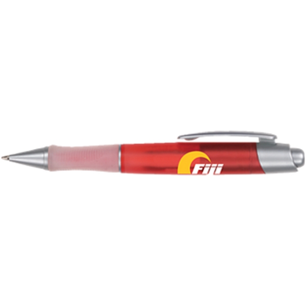 Trans Pen w/ Frosted Gripper - Trans Pen w/ Frosted Gripper - Image 2 of 3