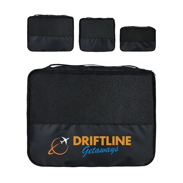 Custom Flynn Recycled (RPET) 3-Piece Packing Cube Set
