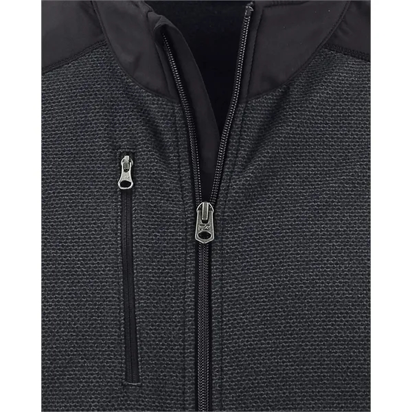Cutter & Buck Hunts Point Recycled Fleece Mens Hybrid Ful...