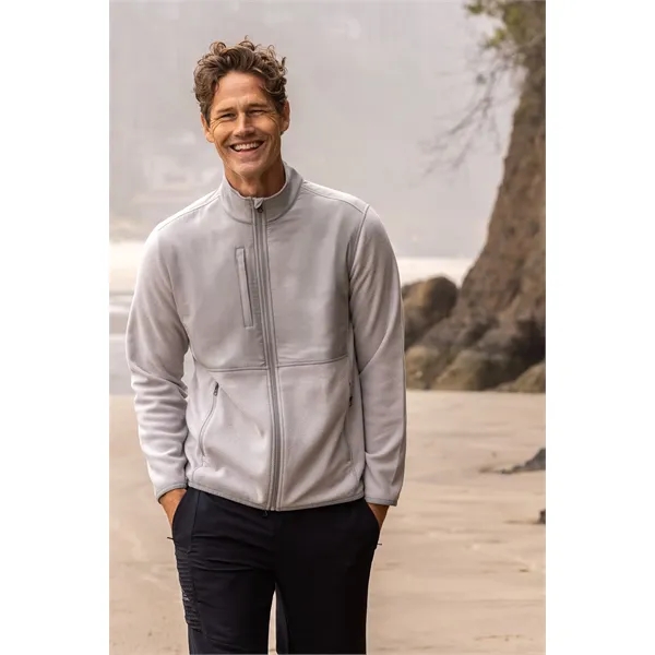 Cutter & Buck Hunts Point Recycled Fleece Mens Hybrid Ful...