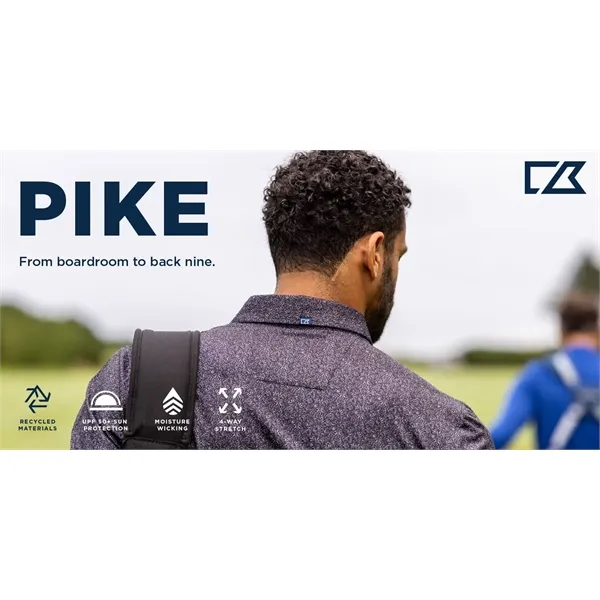 Cutter & Buck Pike Recycled Lattice Print Mens Big & Tall...