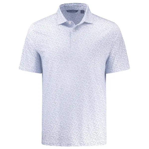 Cutter & Buck Pike Recycled Fern Print Mens Polo