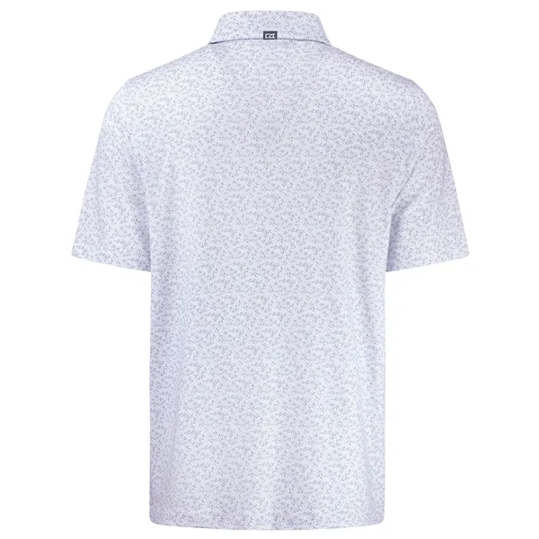 Cutter & Buck Pike Recycled Fern Print Mens Polo