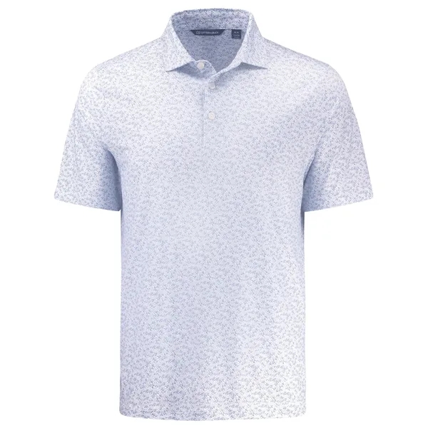 Cutter & Buck Pike Recycled Fern Print Mens Big & Tall Po...