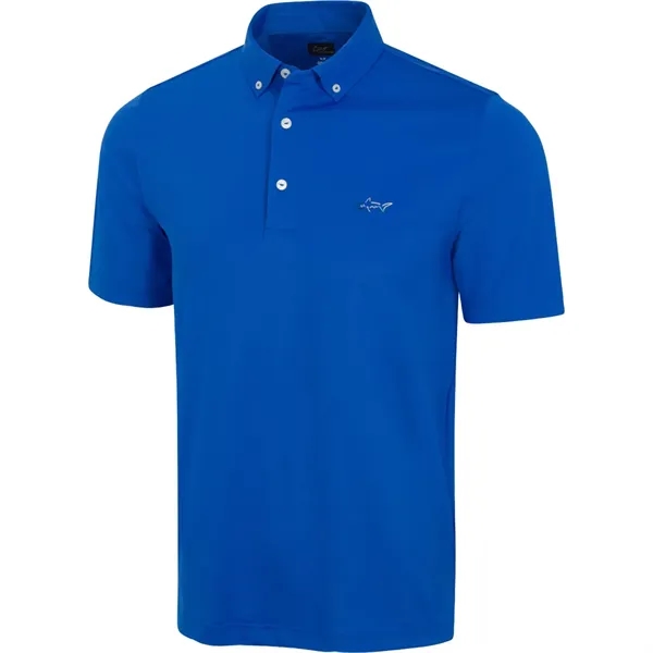 Gregnorman® Button-Down Freedom Pique UPF 20+ Stripe Polo