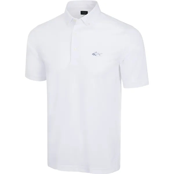 Gregnorman® Button-Down Freedom Pique UPF 20+ Stripe Polo