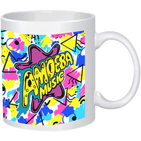 Custom 11 oz Full Color Stoneware Mug