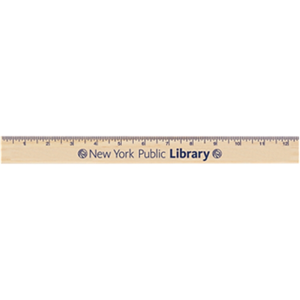 12" Natural Finish Ruler - 12" Natural Finish Ruler - Image 1 of 1