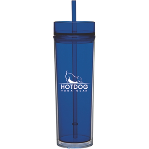 16 oz  Tumbler with Straw - 16 oz  Tumbler with Straw - Image 1 of 5
