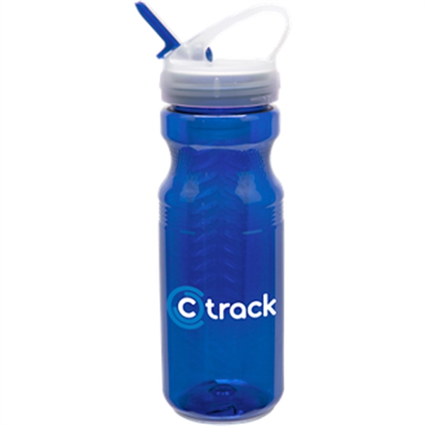 Custom 24 oz Polyclear Fruit Fusion Bottle